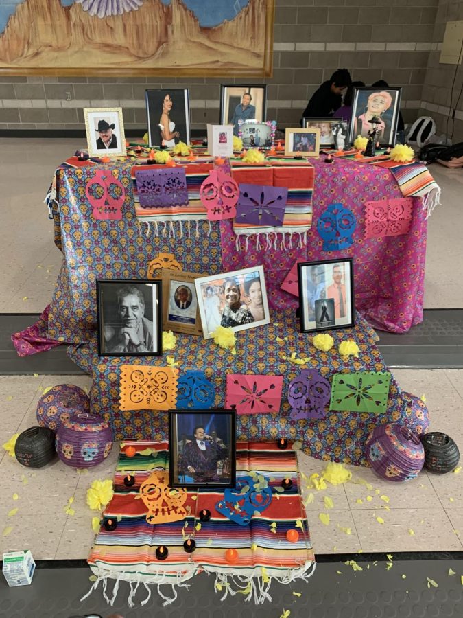 On Nov. 1-2, the SOL club displayed their altar to honor their loved ones who have passed on.