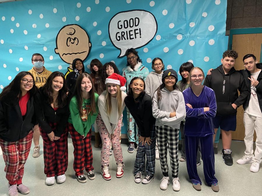 Star staff participates in pajama day for Winter Week Dec. 5.