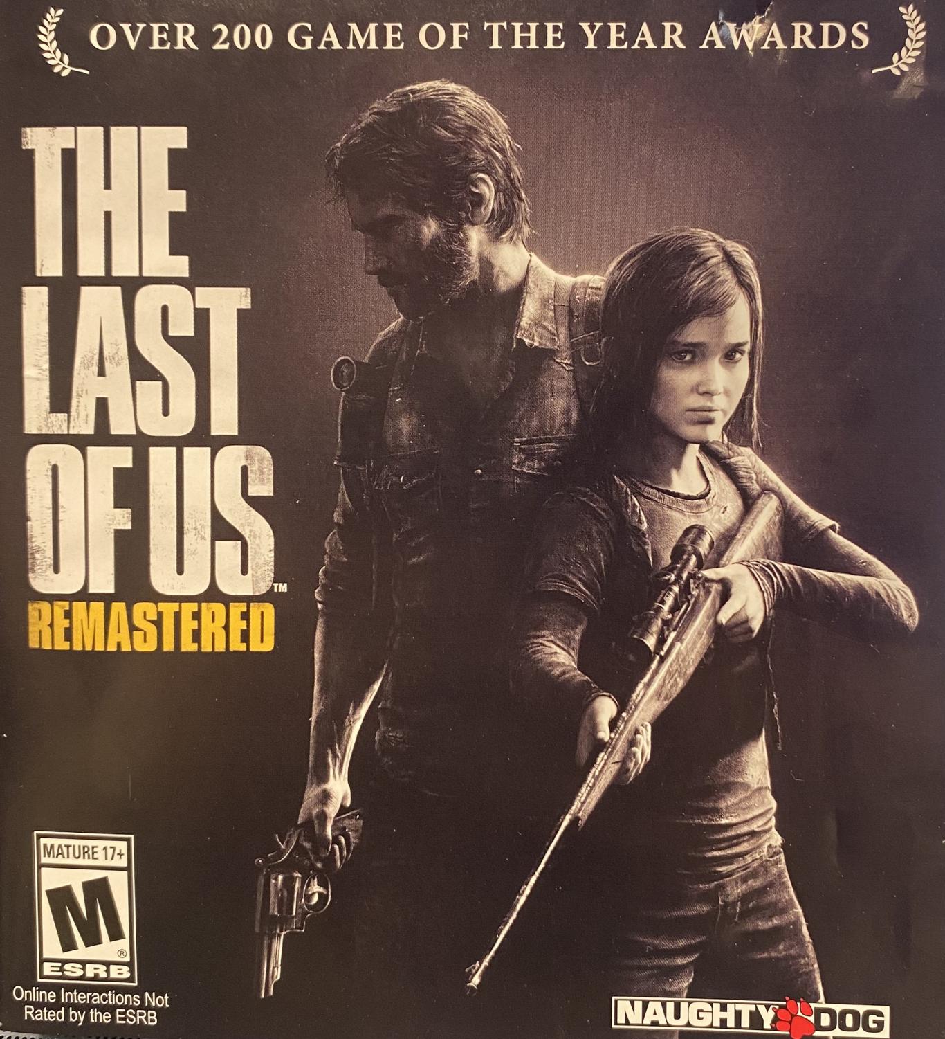 Example of a version number for The Last of Us Remastered on the PS4