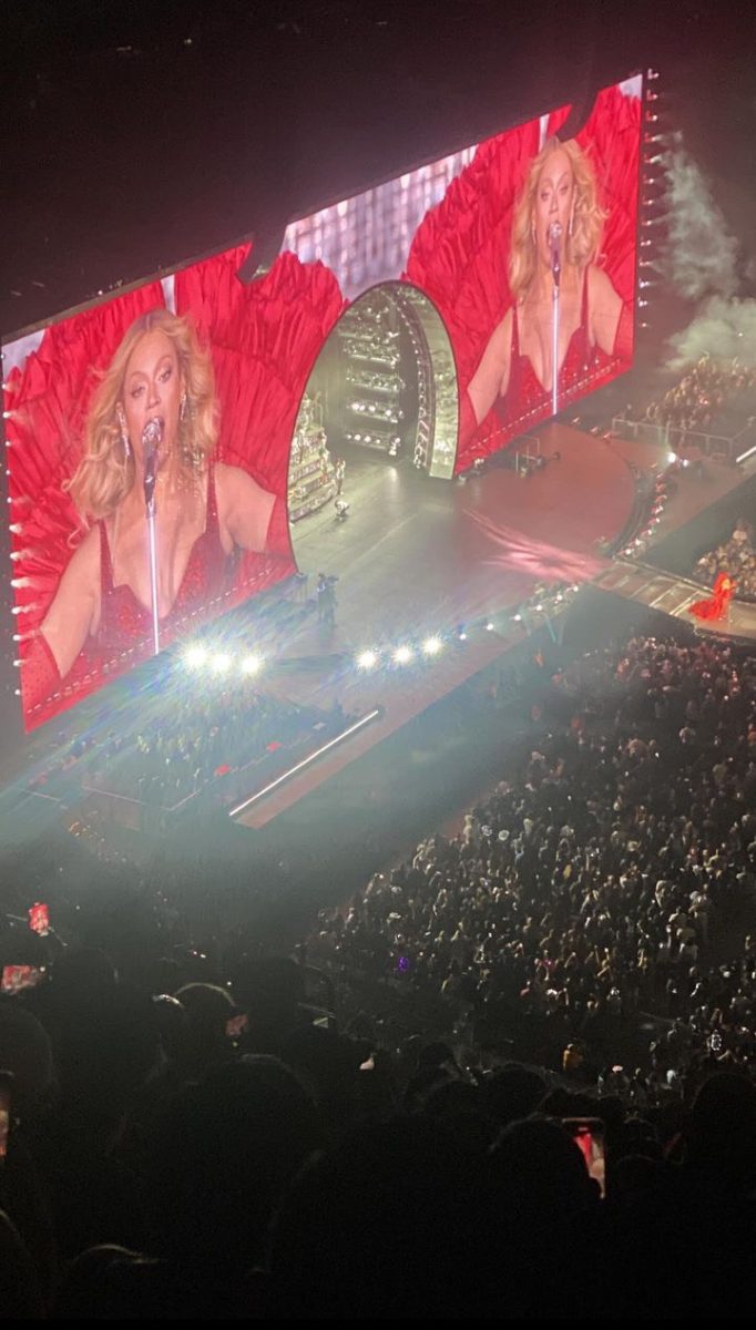 Beyonce performs in Las Vegas on Aug. 27. 