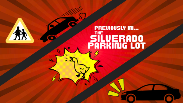 We keep seeing these violations of parking lot etiquette. Graphic made with Canva.